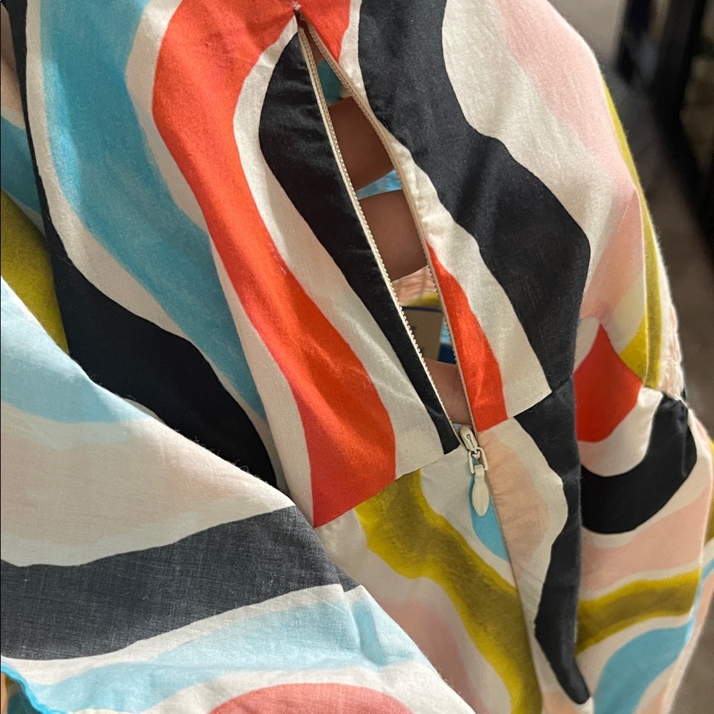 Farm Rio Sleeveless Ruffe Maxi Dress - Picture 7 of 8